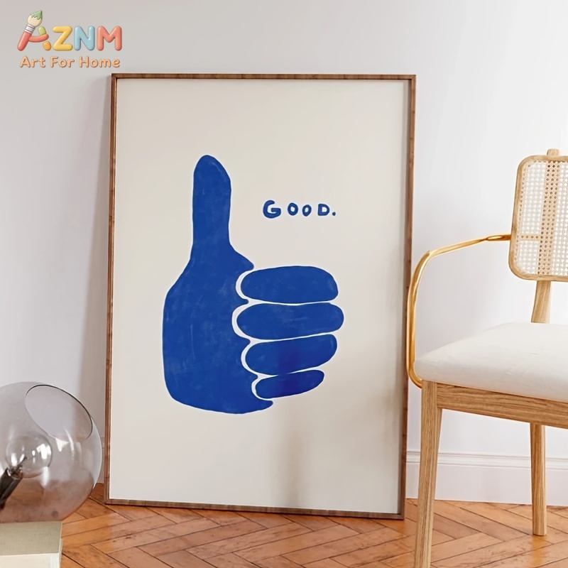 Home Decor Minimal - AZNM 미니멀리스트 블루 엄지척 좋은 문구
