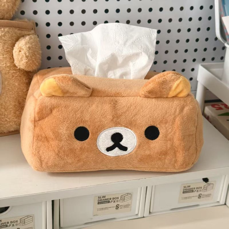 Home Decor Scrap - 만화 귀여운 리락쿠마 곰 인형 티슈