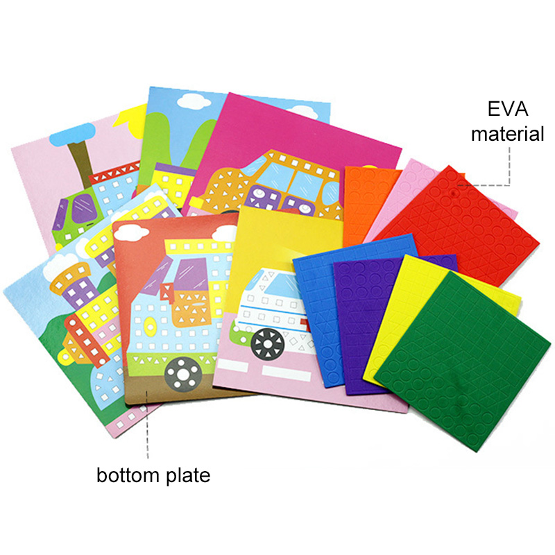 6/12개 모자이크 그림 DIY 폼 퍼즐 3D EVA  - Home Decor Scrap 리뷰 및 가격
