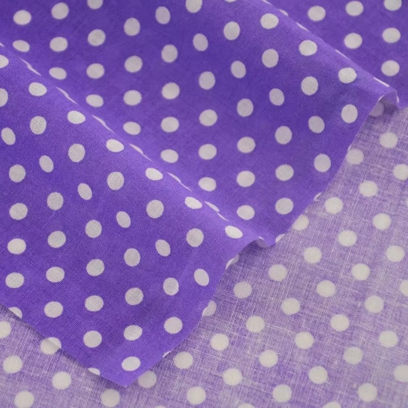 50X150CM 화이트 오렌지 폴카 도트 인쇄 코튼 원 - Home Decor Scrap 리뷰 및 가격