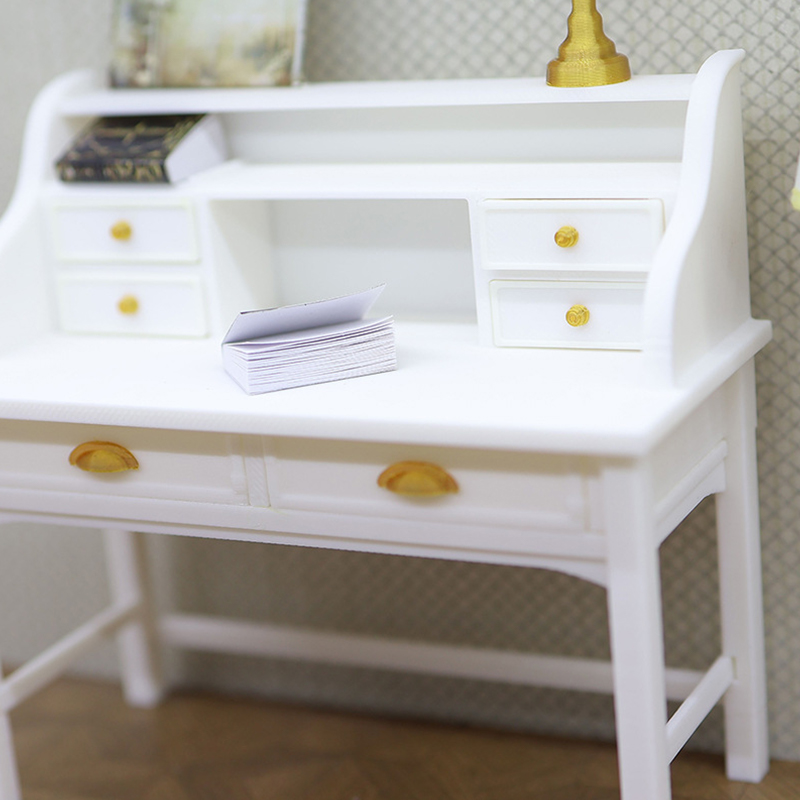 1/12 인형 집 시뮬레이션 쓰기 책상 모델 인형 홈  - Home Decor Furniture 리뷰 및 가격