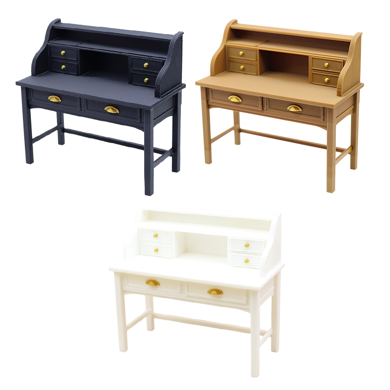 1/12 인형 집 시뮬레이션 쓰기 책상 모델 인형 홈  - Home Decor Furniture 리뷰 및 가격