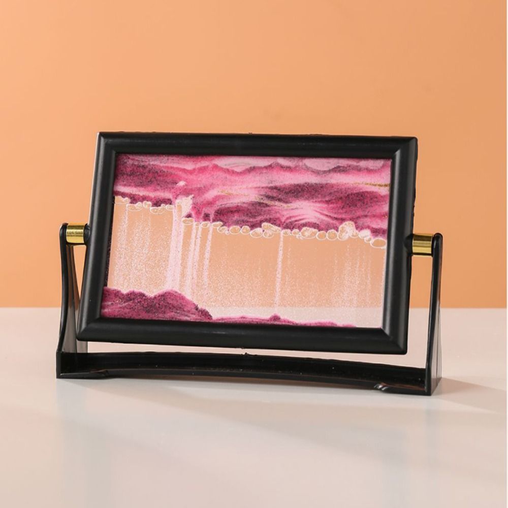회전 가능한 모래 예술 그림 홈 데코 흐르는 모래 유리 - Sand Art Picture 리뷰 및 가격