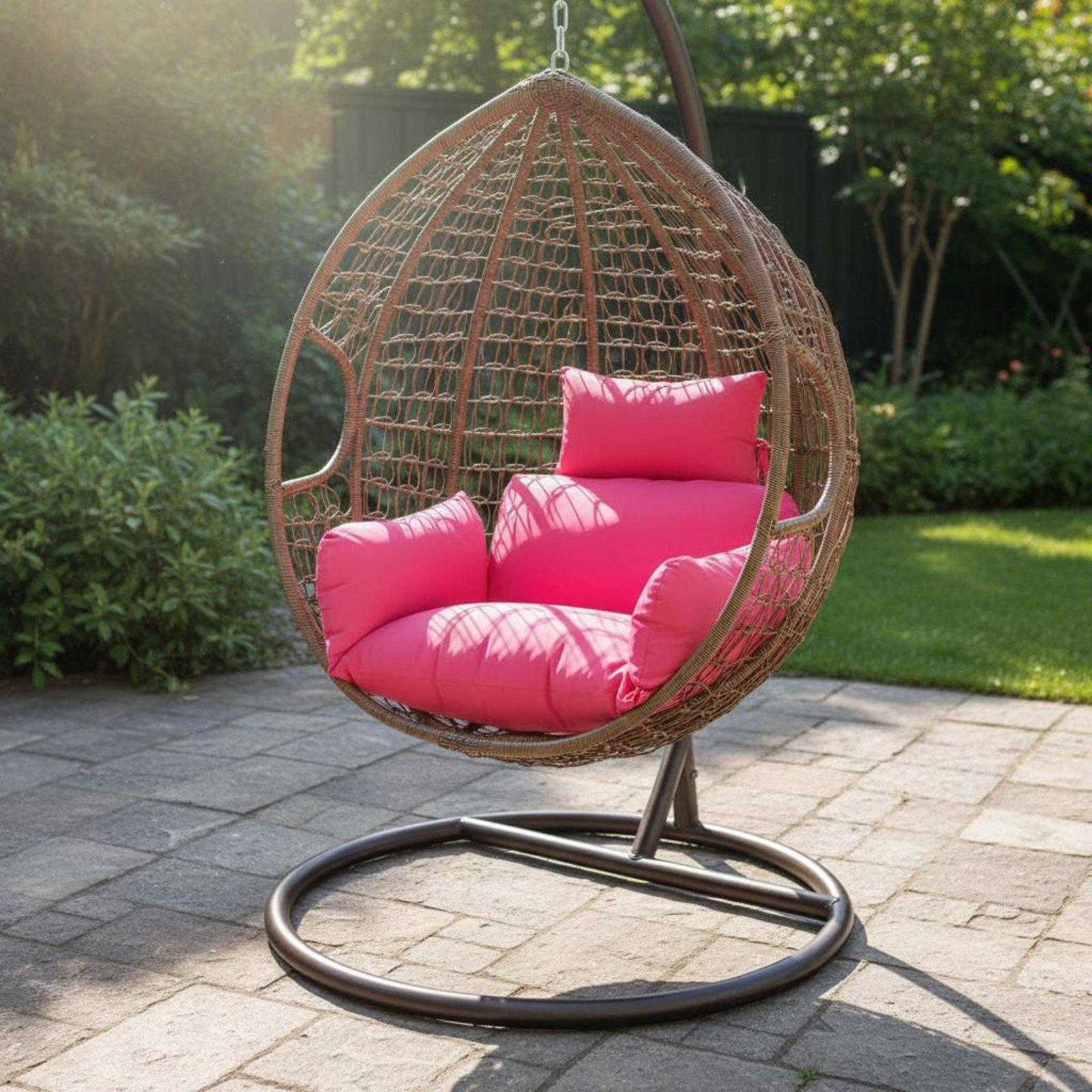 탈부착 가능한 쿠션 커버 시트 패드 - 행잉 체어, 에 - Home Decor Furniture 리뷰 및 가격