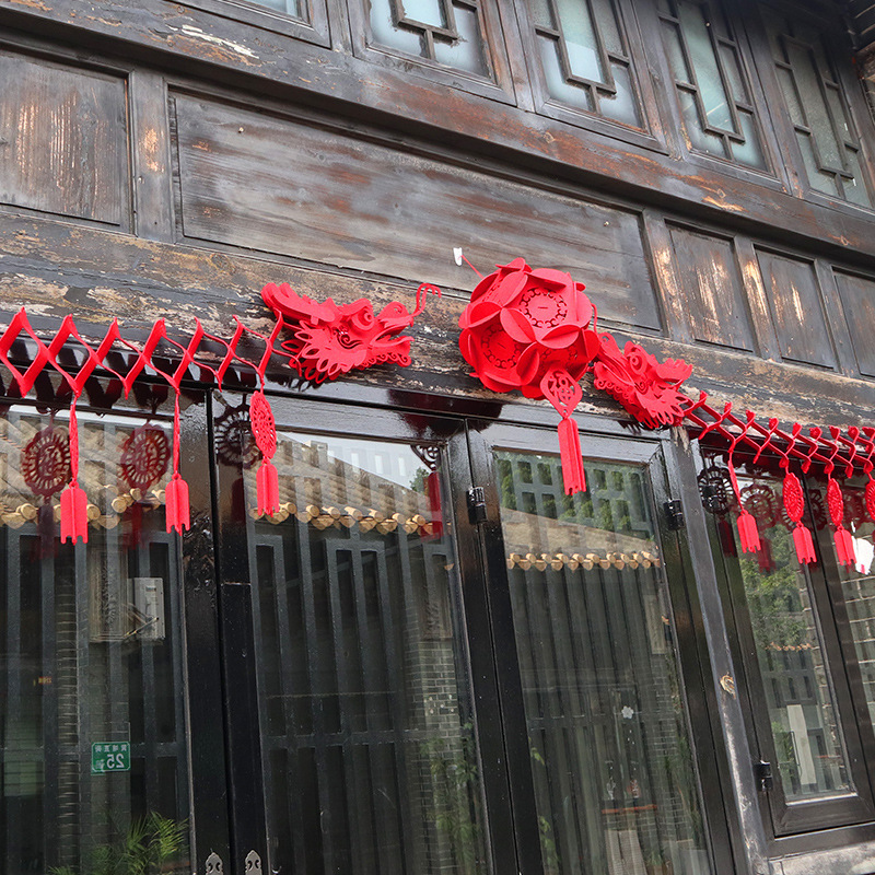 2026년 중국 설날 용 장식 빨간색 펠트 가랜드 푸  - Home Decor Garland 리뷰 및 가격