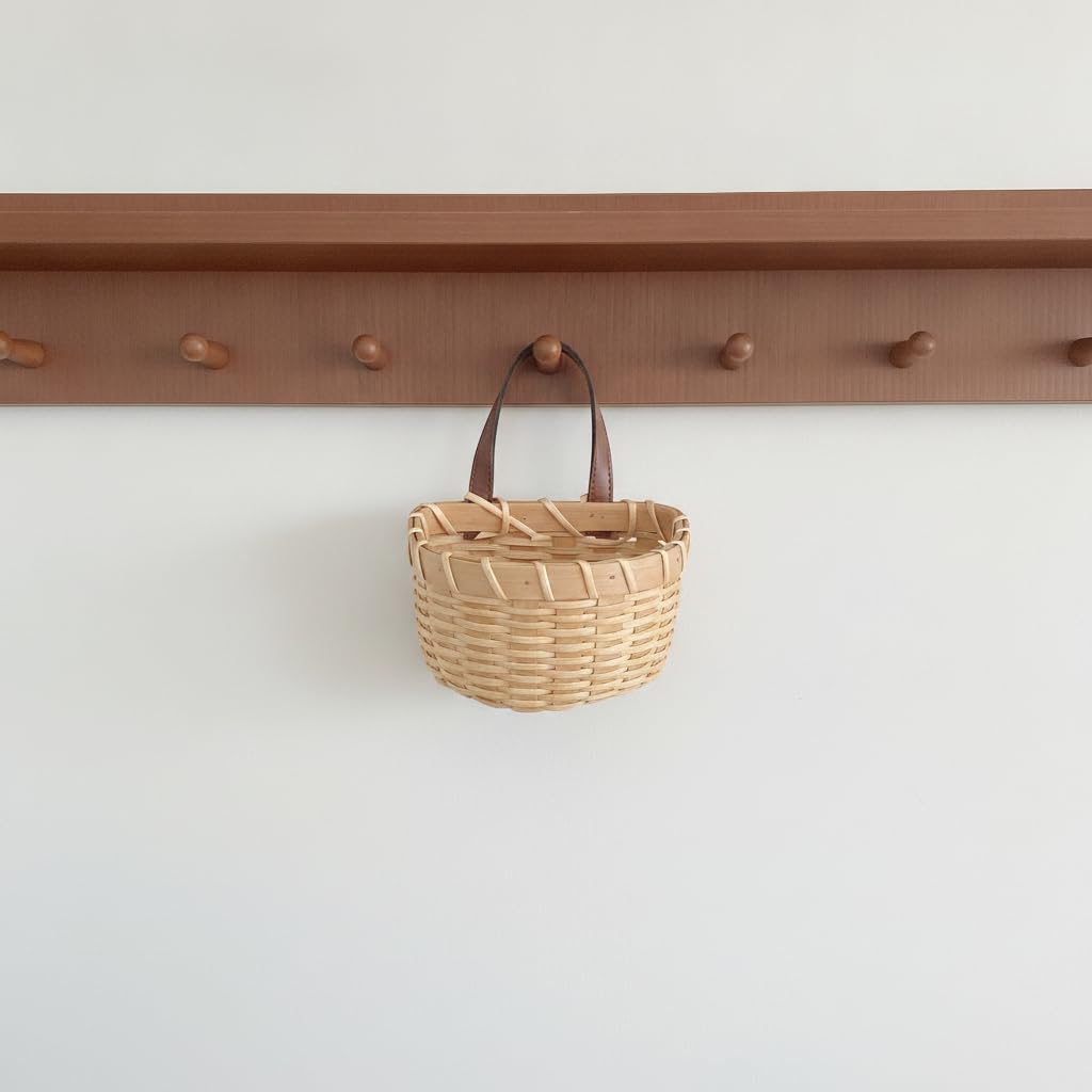 벽걸이형 직조 수납 바구니 (주방, 거실, 가정 정리용 - Woven Wall Basket 리뷰 및 가격