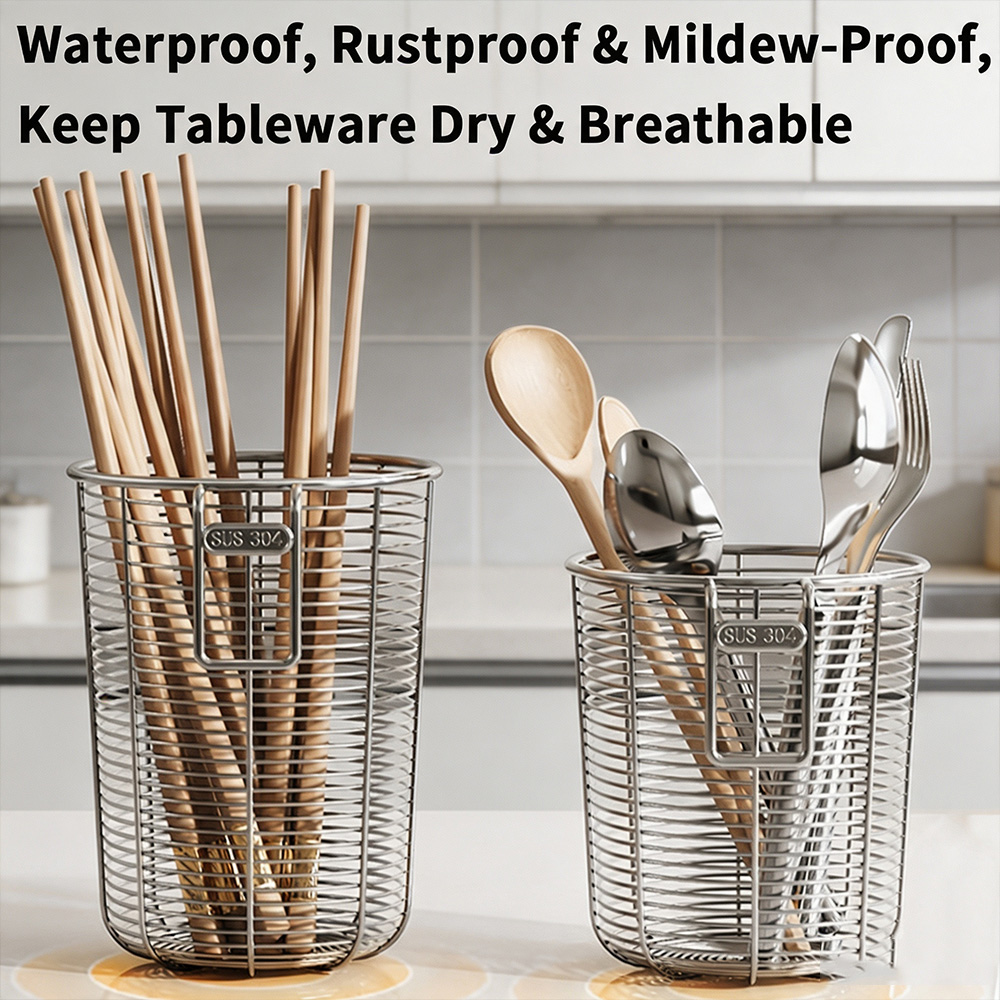 벽걸이형 304 스테인리스 스틸 식기 건조대 배수 가능 - Woven Wall Basket 리뷰 및 가격