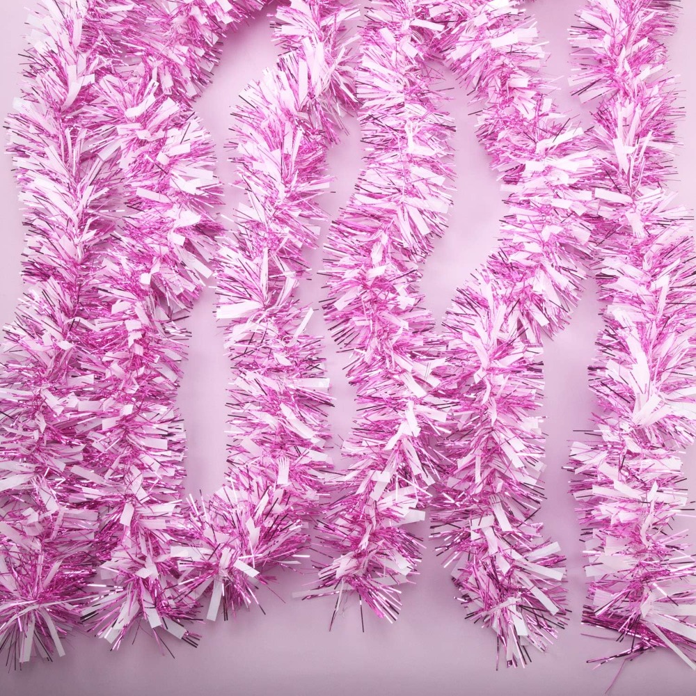 6개의 발렌타인데이 반짝이 가랜드, 핑크와 화이트 메탈 - Home Decor Garland 리뷰 및 가격