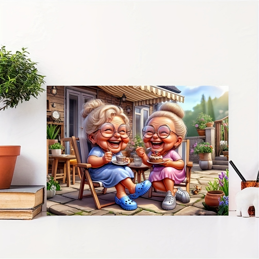 1000피스 할머니의 오후 티타임 직소 퍼즐 - 성인용 - Home Decor Scrap 리뷰 및 가격