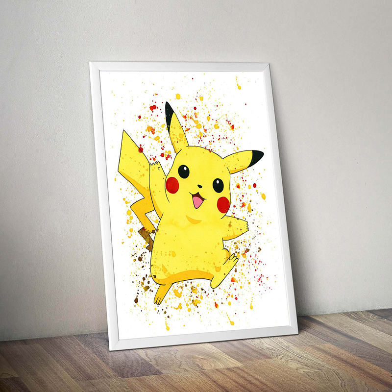 포켓몬 애니메이션 만화 캔버스 회화 만화 포스터 Bul - Home Decor Scrap 리뷰 및 가격