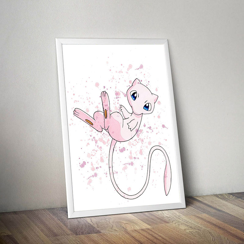 포켓몬 애니메이션 만화 캔버스 회화 만화 포스터 Bul - Home Decor Scrap 리뷰 및 가격
