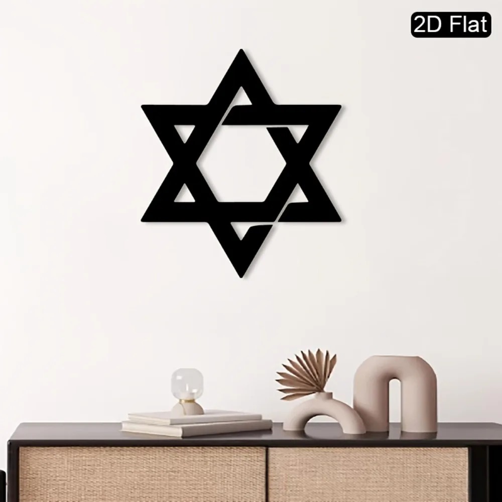 CIFBUY 철제 벽 장식 다윗의 별 금속 조각품 벽걸 - Home Decor Wall Art 리뷰 및 가격